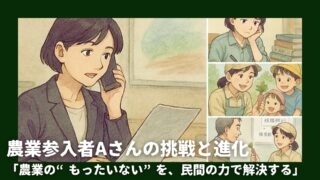農業参入者Aさんの挑戦と進化（ファイナリスト事例総集編）